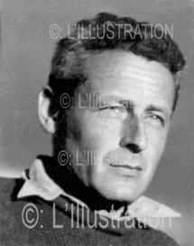 Portrait en 1947 de l'explorateur français Paul-Emile Victor Portrait en 1947 de l'explorateur français Paul-Emile Victor