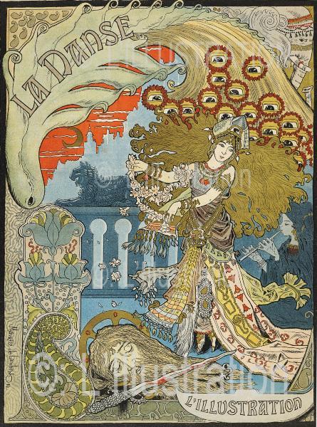 Couverture du numéro de Noël 1894, par Lambert. Couverture du numéro de Noël 1894, par Lambert.