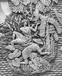 Les bas-reliefs du sculpteur Janniot sur la façade du Palais de la Porte Dorée Les bas-reliefs du sculpteur Janniot sur la façade du Palais de la Porte Dorée