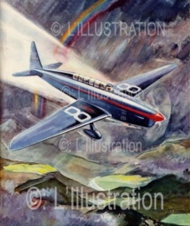 Un avion au-dessus de l'océan Atlantique, 1934 Un avion au-dessus de l'océan Atlantique, 1934
