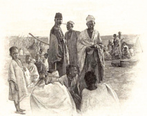 1896 - Tombouctou - Le commissaire de police sur le marché 1896 - Tombouctou - Le commissaire de police sur le marché